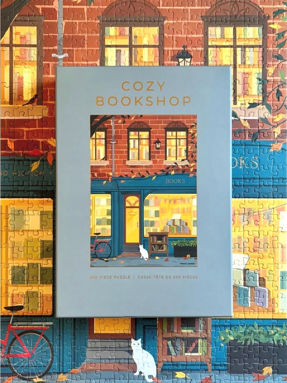Cozy Bookshop 500-Piece Puzzle - Hobbry
